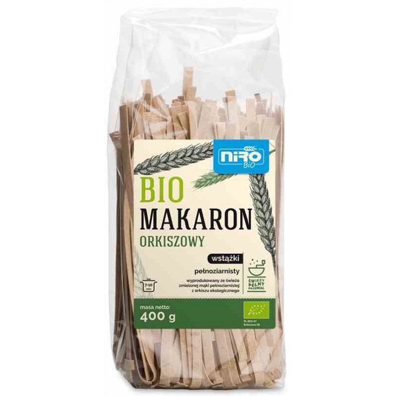 Makaron orkiszowy wstążki 400 g BIO