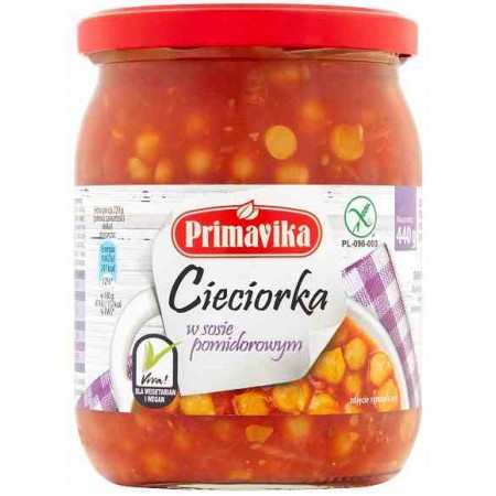 Cieciorka w sosie pomidorowym 440 g