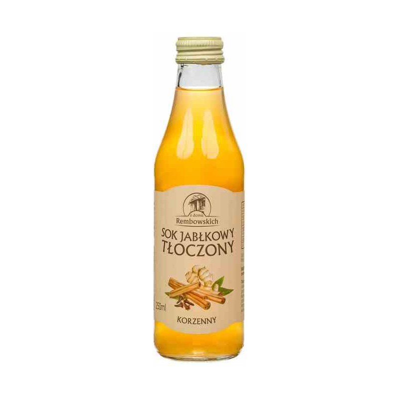 Sok jabłkowy tłoczony korzenny 250 ml