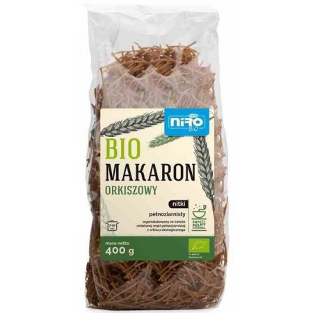 Makaron orkiszowy nitki 400 g BIO