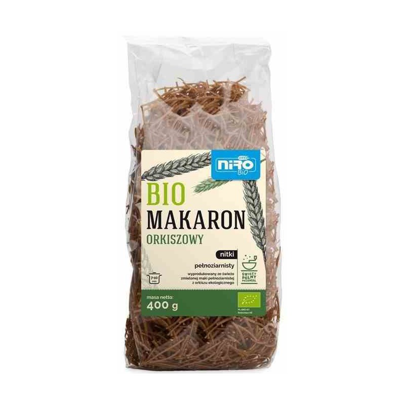 Makaron orkiszowy nitki 400 g BIO