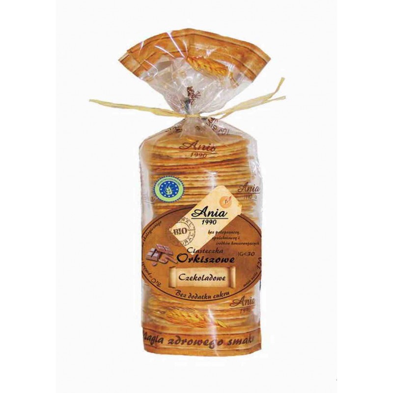 Ciasteczka orkiszowe czekoladowe B/C BIO 120 g