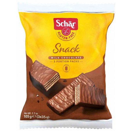 Snack- wafle w czekoladzie (3x35g) BEZGL. 105 g