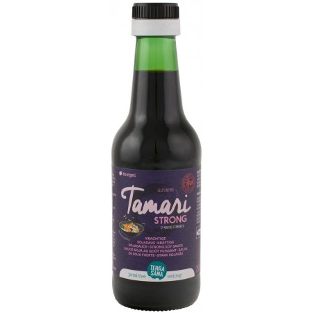 SOS SOJOWY TAMARI MOCNY BEZGLUTENOWY BIO 250 ml - TERRASANA