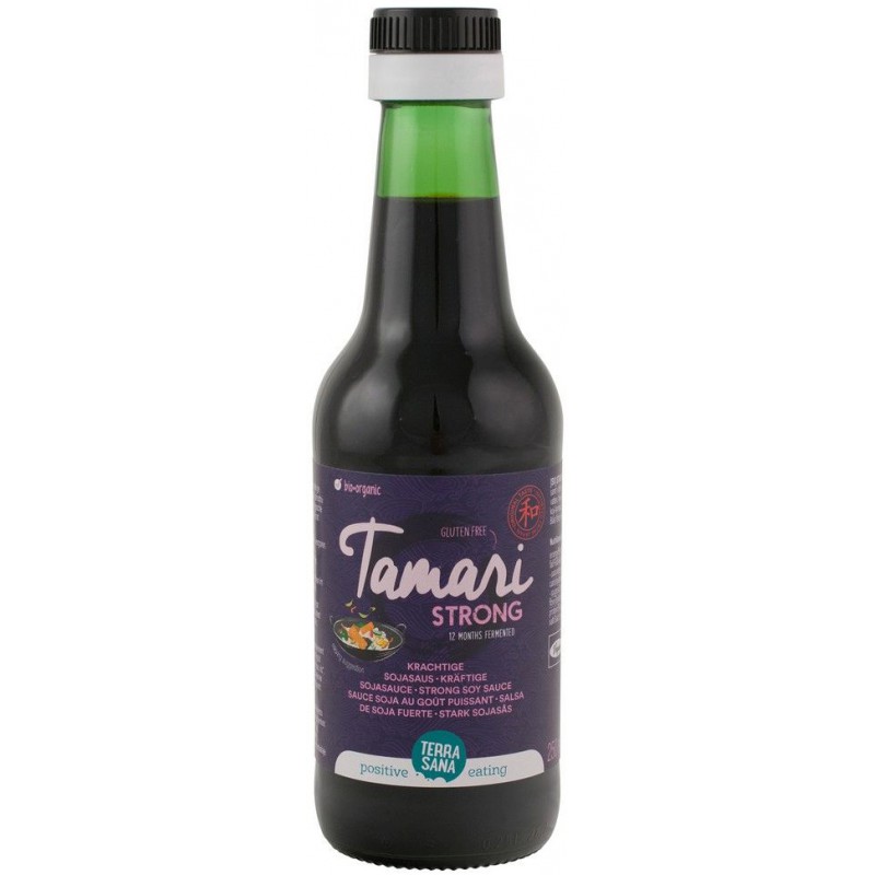 SOS SOJOWY TAMARI MOCNY BEZGLUTENOWY BIO 250 ml - TERRASANA