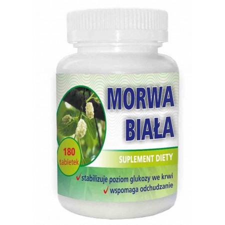 Morwa biała 180 tabletek Suplement Diety