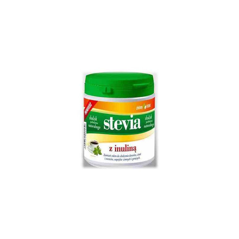 Słodzik z inuliną 140 g Stevia Zielony Listek