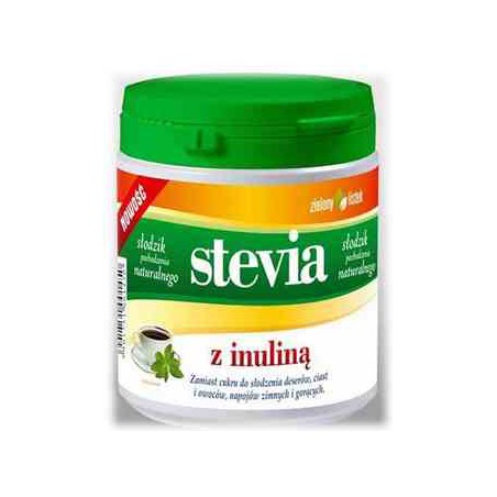 Słodzik z inuliną 140 g Stevia Zielony Listek