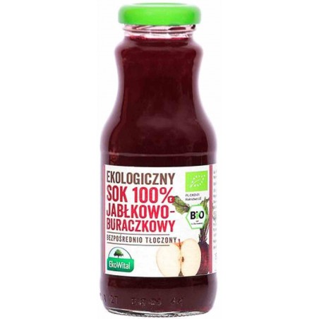 Sok jabłkowo-buraczkowy 100 % BIO 250 ml