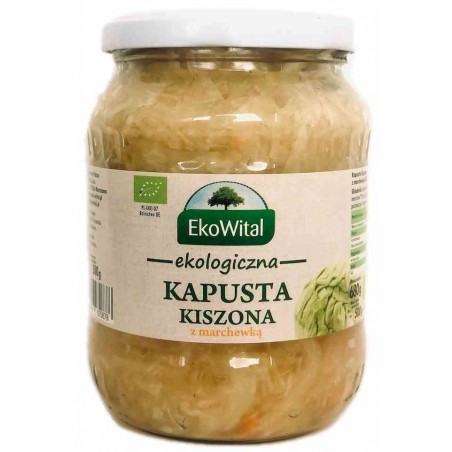 Kapusta kiszona z marchewką BIO 680 g / 500 g