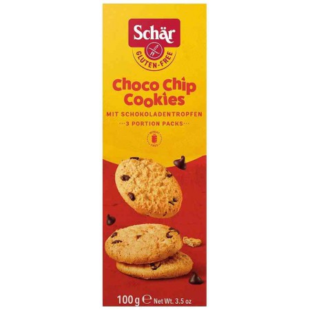 Choco chip cookie- ciastka z czekoladą BEZGL. 100 g