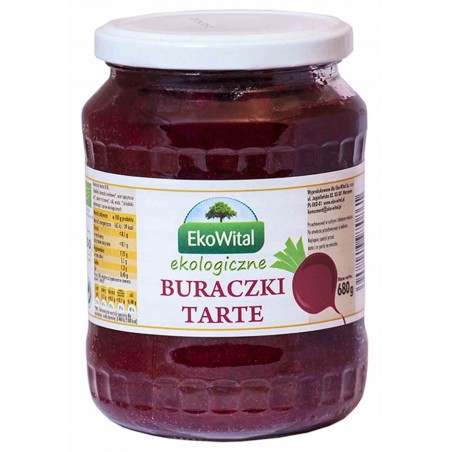 Buraczki tarte BIO 680 g