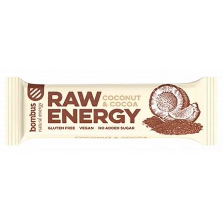 Baton RAW ENERGY kokos-kakao BEZGL. 50 g