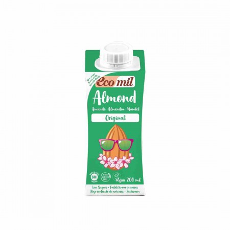 Napój migdałowy słodzony syropem z agawy BEZGL. BIO 200 ml