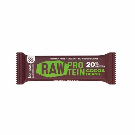 Baton RAW PROTEIN z ziarnami kakaowca BEZGL. 50 g