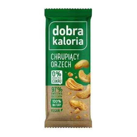 Baton owocowy chrupiący orzech 35 g