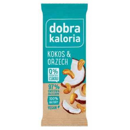 Baton owocowy kokos & orzech 35 g