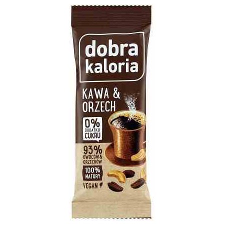 Baton owocowy kawa & orzech 35 g