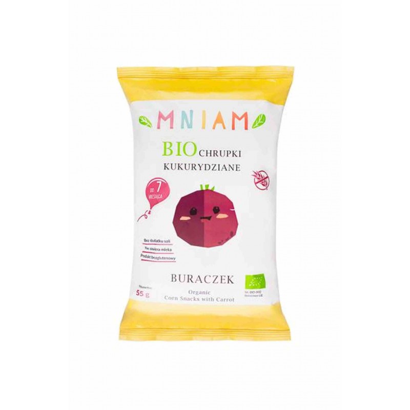 Chrupki kukurydziane buraczek BEZGL. BIO 55 g