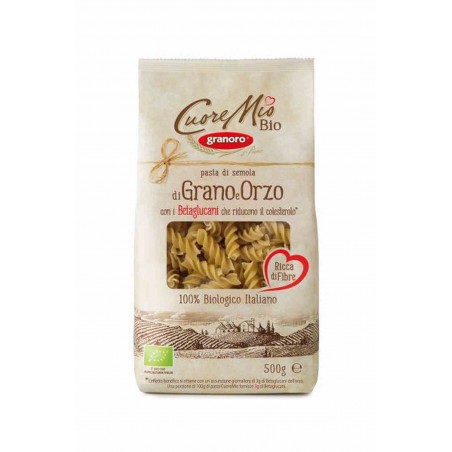 Makaron fusilli z pszenicy durum z jęczmieniem BIO 500 g