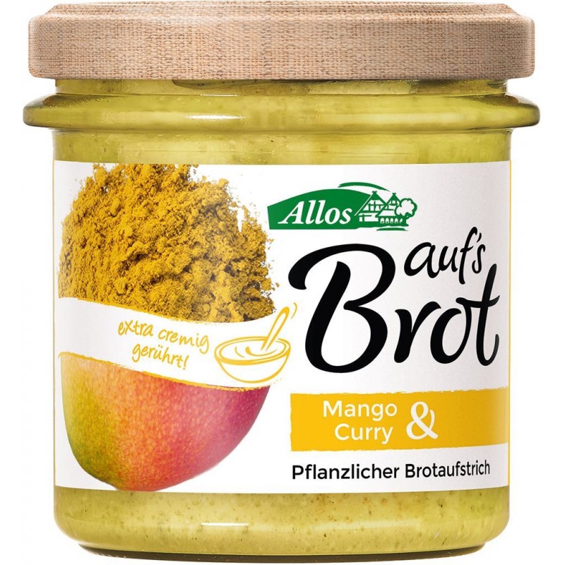 PASTA KREMOWA Z MANGO I CURRY BEZGLUTENOWA BIO 140 g - ALLOS