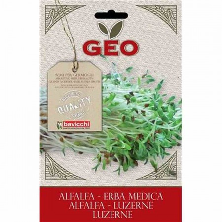 Nasiona do kiełkowania - Lucerna BIO 40 g