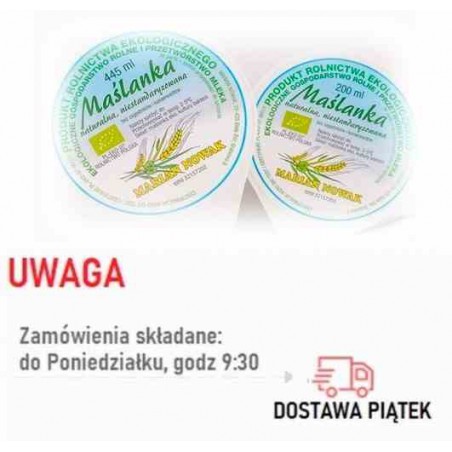 Maślanka naturalna BIO 445 ml