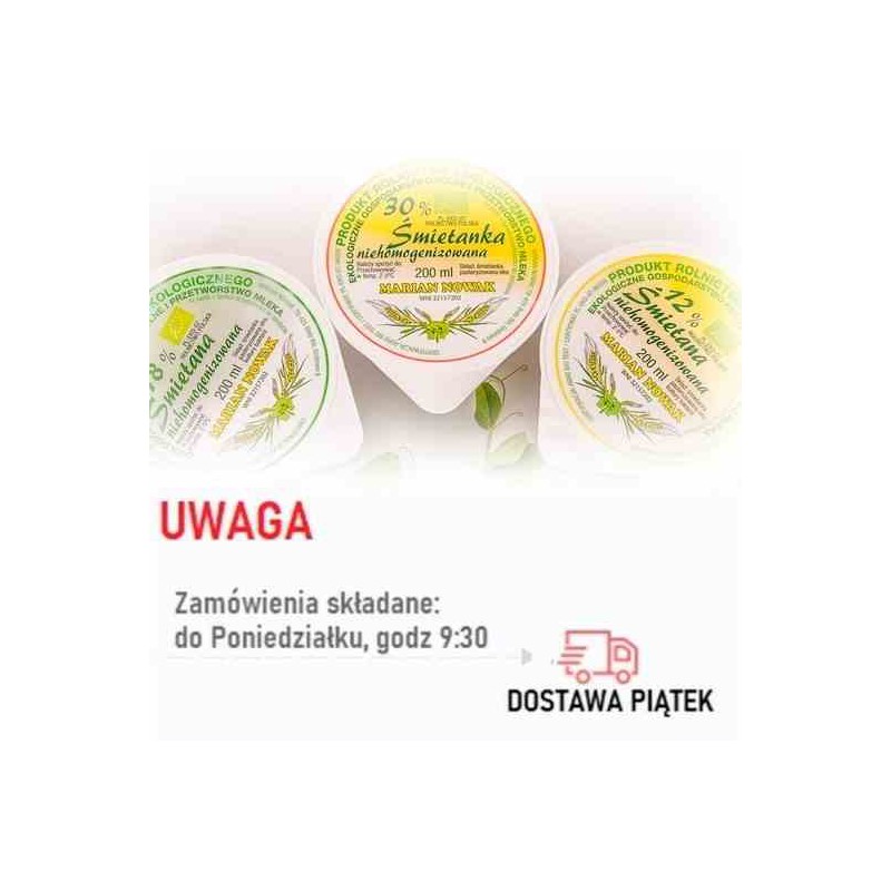 Śmietana 12% BIO 200 ml