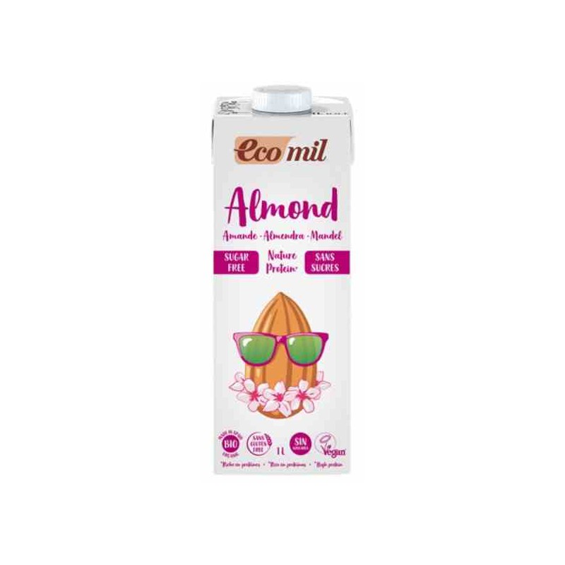 Napój migdałowy bez cukru z podwyższoną zawartością białka  BEZGL. BIO 1 l