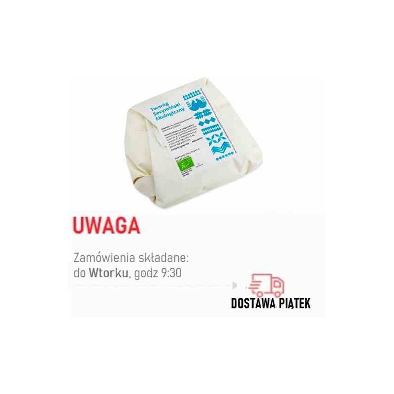 Twaróg tłusty BIO 1 kg