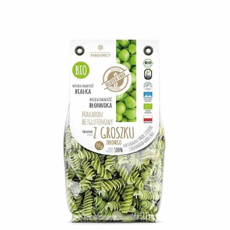 Makaron świderek z groszku zielonego BEZG.BIO 250 g