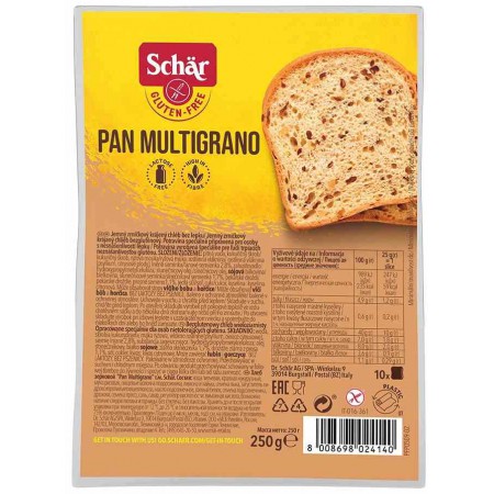 Pan Multigrano- chleb wieloziarnisty BEZGL. 250 g