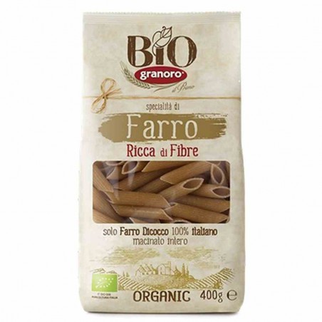 Makaron penne rigate orkiszowy BIO 400 g