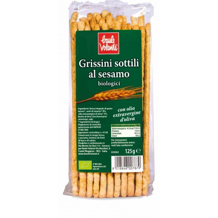 Paluszki Grissini z Sezamem BIO 125 g