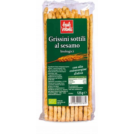 Paluszki Grissini z Sezamem BIO 125 g