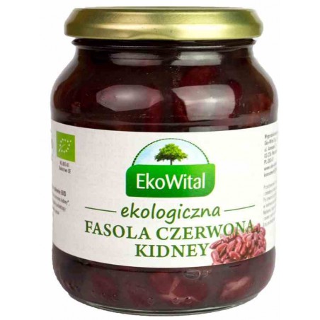 Fasola czerwona kidney w zalewie BIO 360 g / 240 g