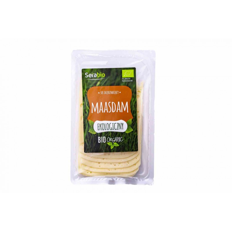 Ser dojrzewający Maasdam w plastrach BIO 125 g
