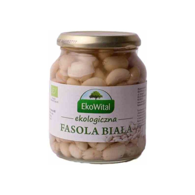 Fasola biała w zalewie BIO 360 g/ 240 g