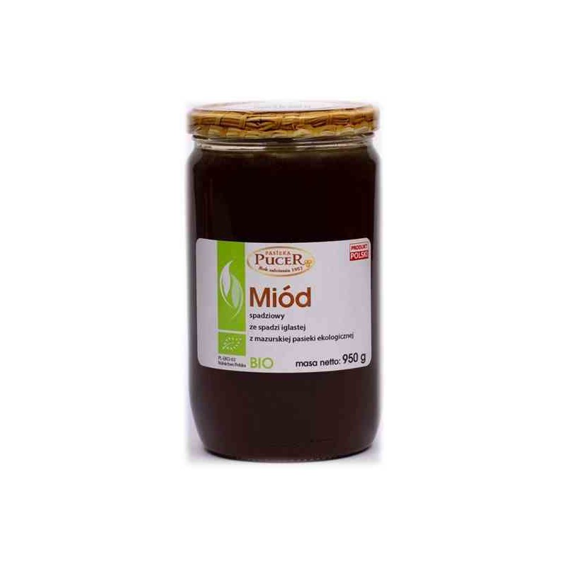 Miód spadziowy ze spadzi iglastej BIO 950 g