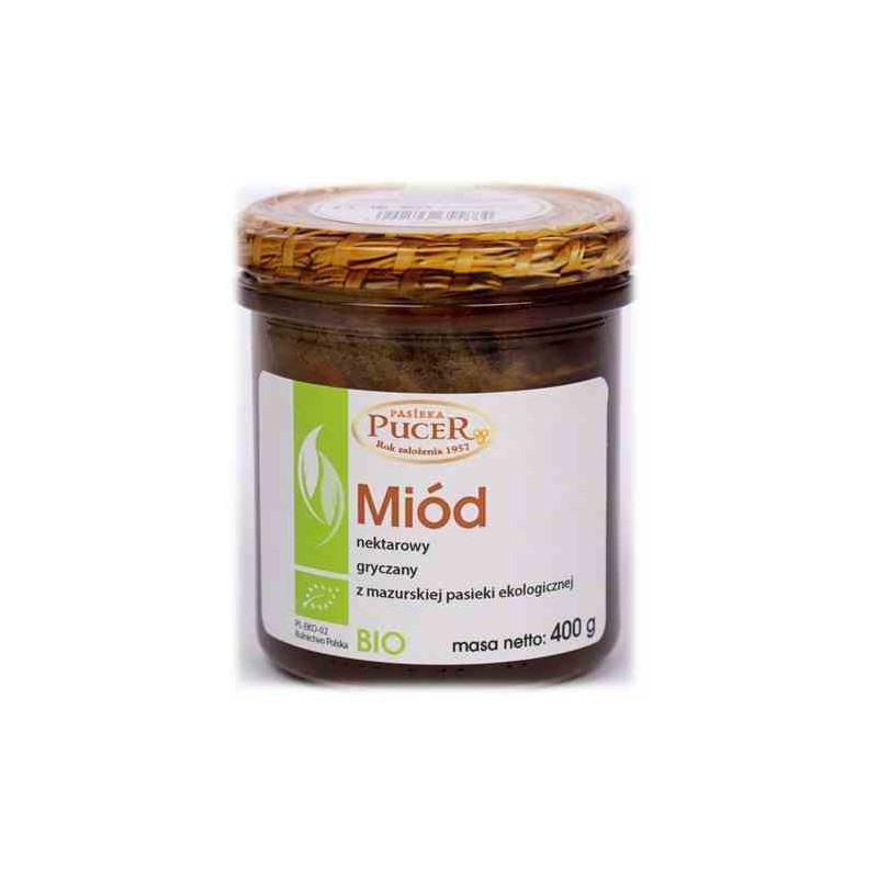 Miód gryczany BIO 400 g