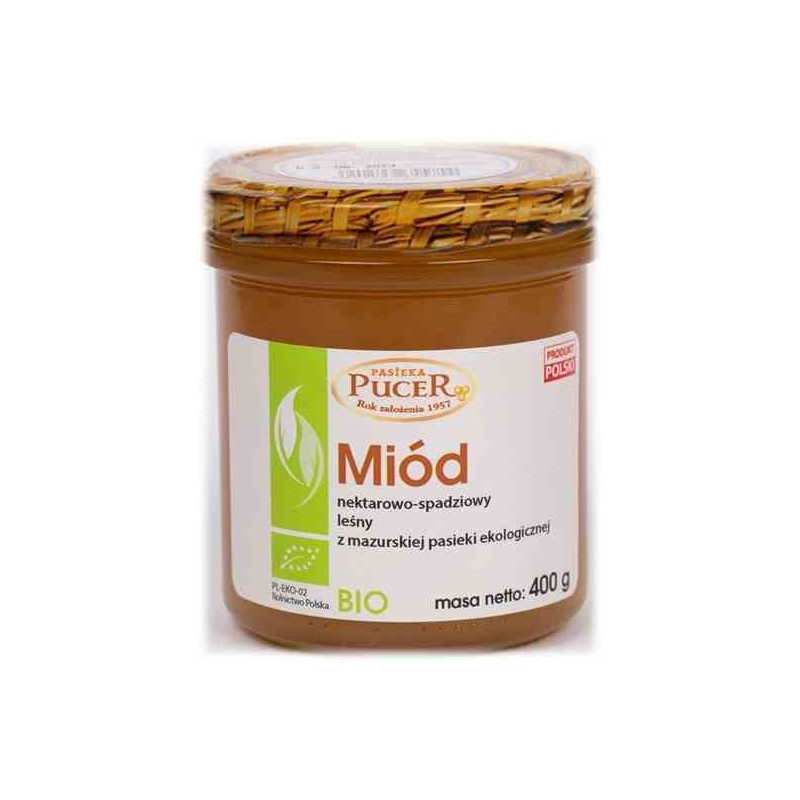 Miód nektarowo-spadziowy leśny BIO 400 g