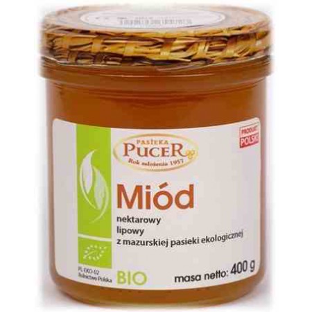 Miód lipowy BIO 400 g