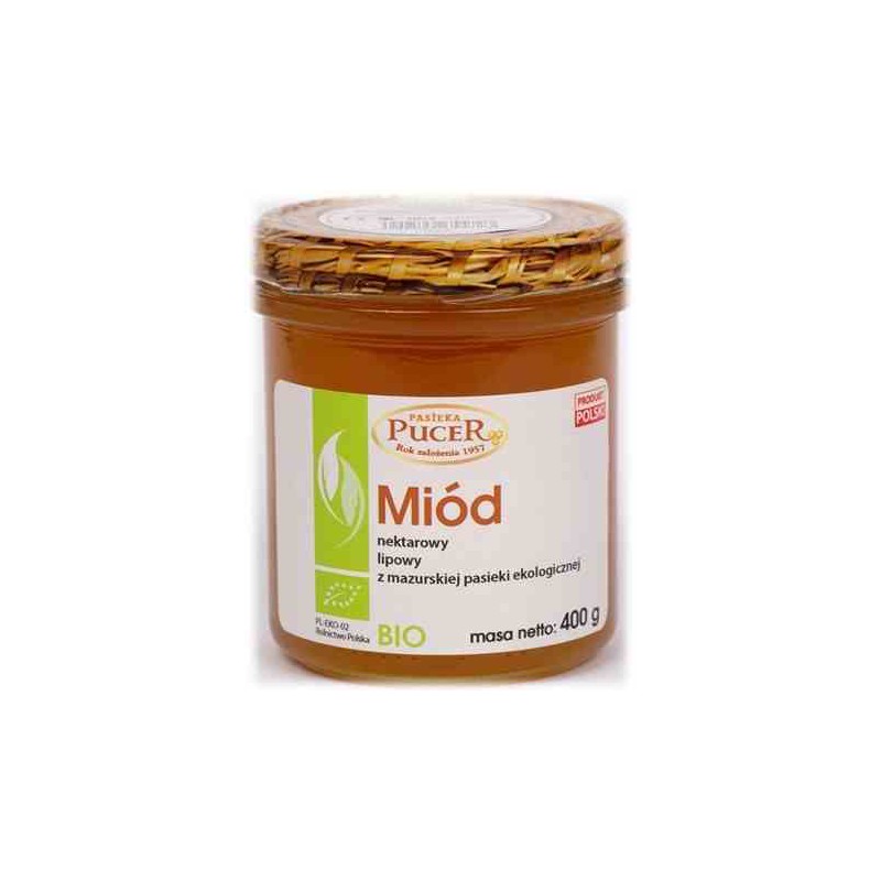 Miód lipowy BIO 400 g