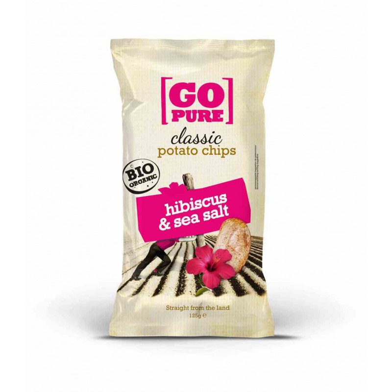 Chipsy z hibiskusem BEZGL. BIO 125 g