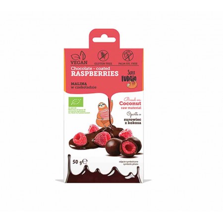 Malina liofilizowana w czekoladzie BIO 50 g