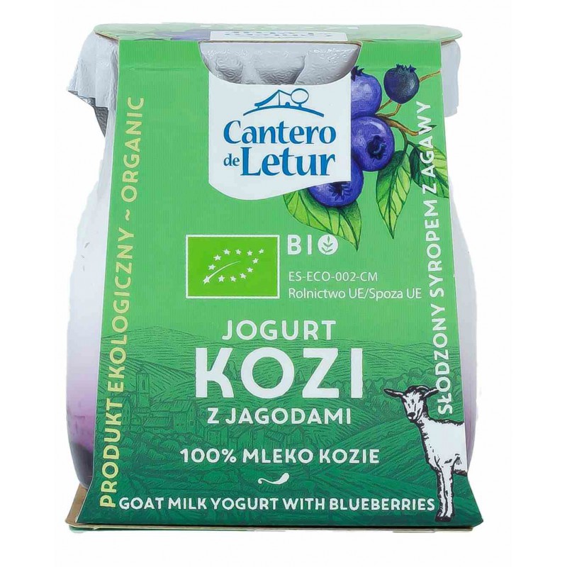 Jogurt kozi z jagodami BIO 125 g