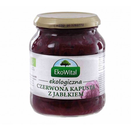 Kapusta czerwona z jabłkiem BIO 340 g