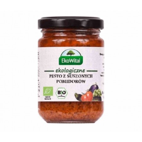 Pesto z pomidorów suszonych na słońcu BIO 140 g