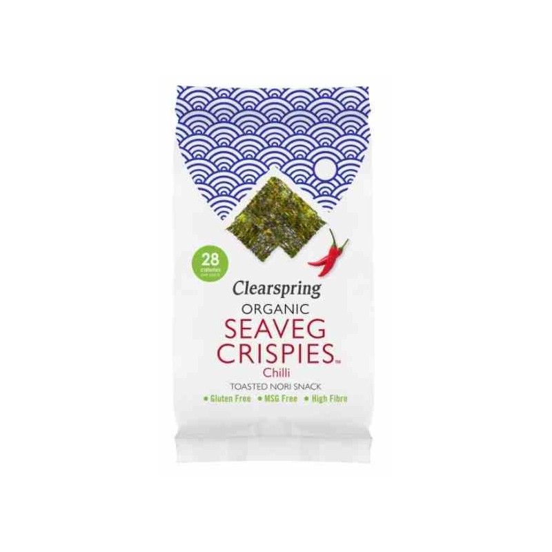 Chipsy z alg morskich o smaku chili Seaveg BEZGL. BIO 4 g