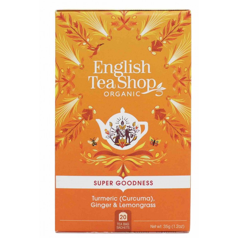 Herbatka ziołowa z imbirem,kurkumą i trawą cytrynową (20x1,75) BIO 35 g